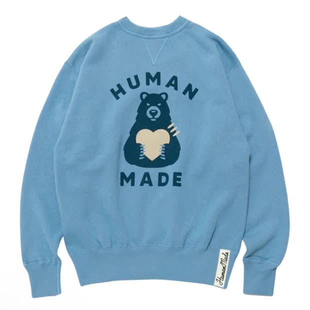 휴먼메이드 츠리아미 스웨트셔츠 #3 스카이블루 L