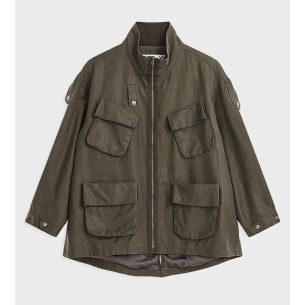 Open yy 카고포켓필드 자켓 브라운색상 구해요!