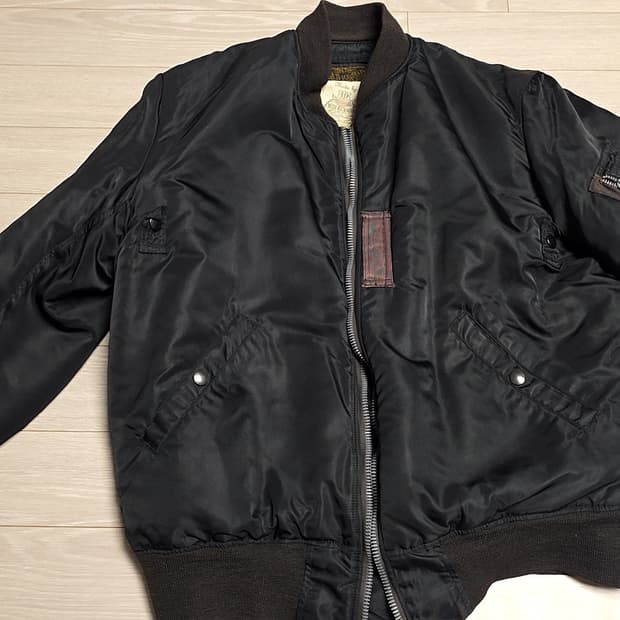 버즈릭슨 윌리엄깁슨 10주년 ma-1 블랙