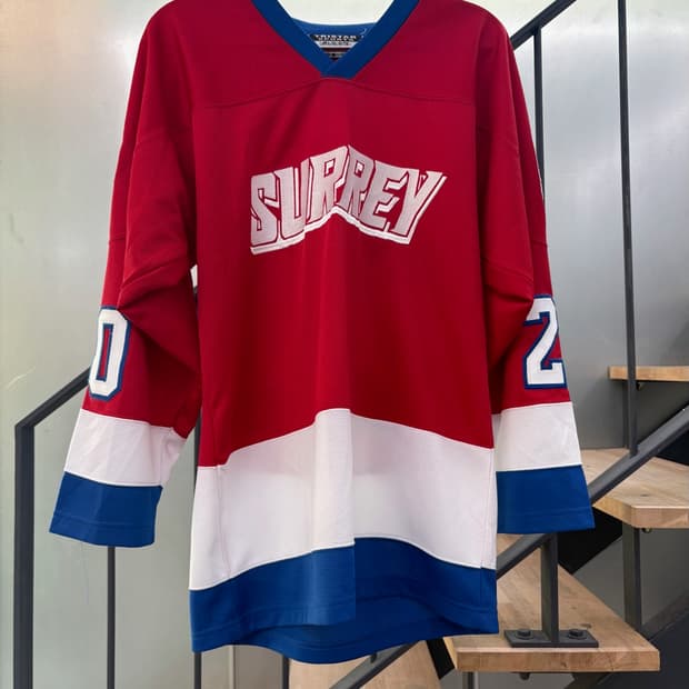 빈티지 아이스하키 져지티