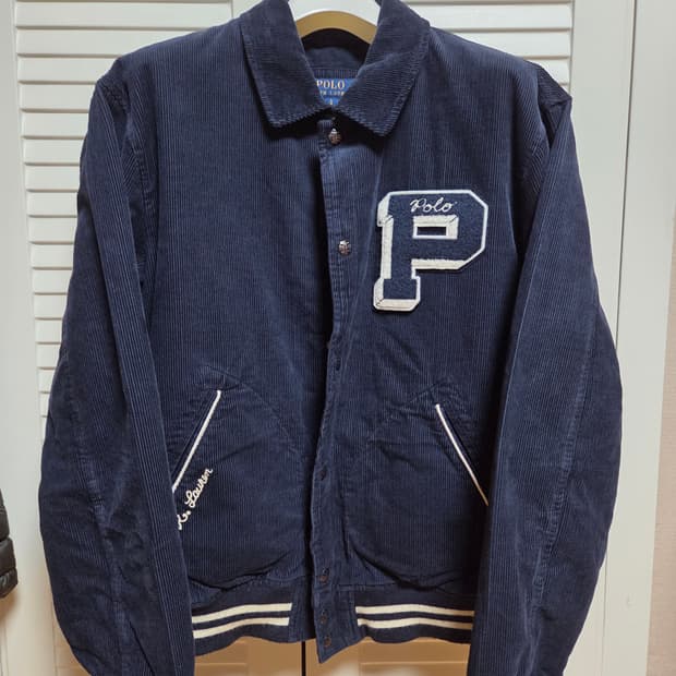 폴로 코듀로이 레터 자켓 L