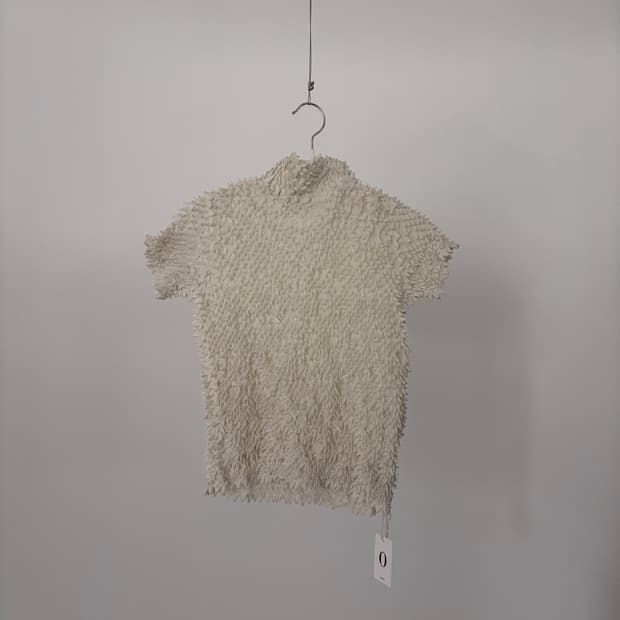 Needle Fringe Mock Top