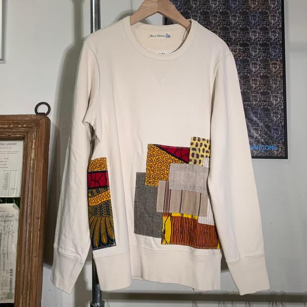 Junya watanabe mertz b schwanen 패치워크 맨투맨