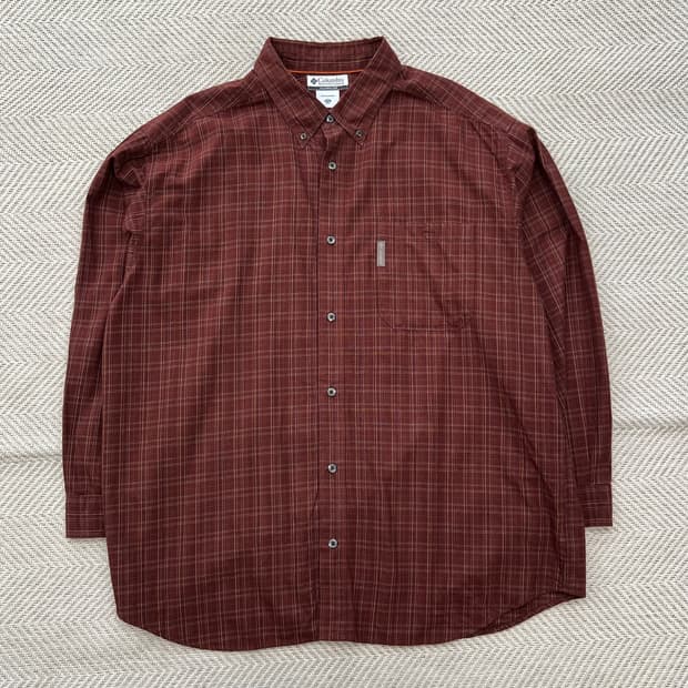 컬럼비아 원포켓 체크 셔츠 r2897