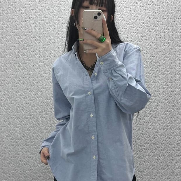 폴로 랄프로렌 캐주얼 옥스포드 긴팔 셔츠 XL C08666