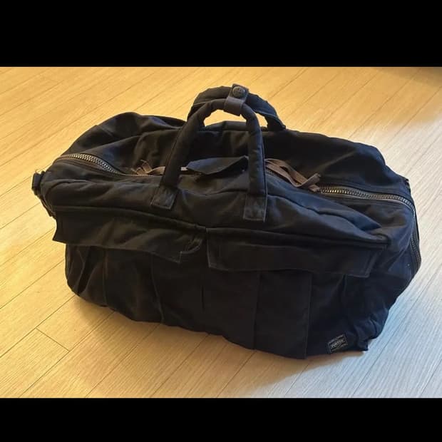 요시다포터 20주년 캔버스 보스턴백