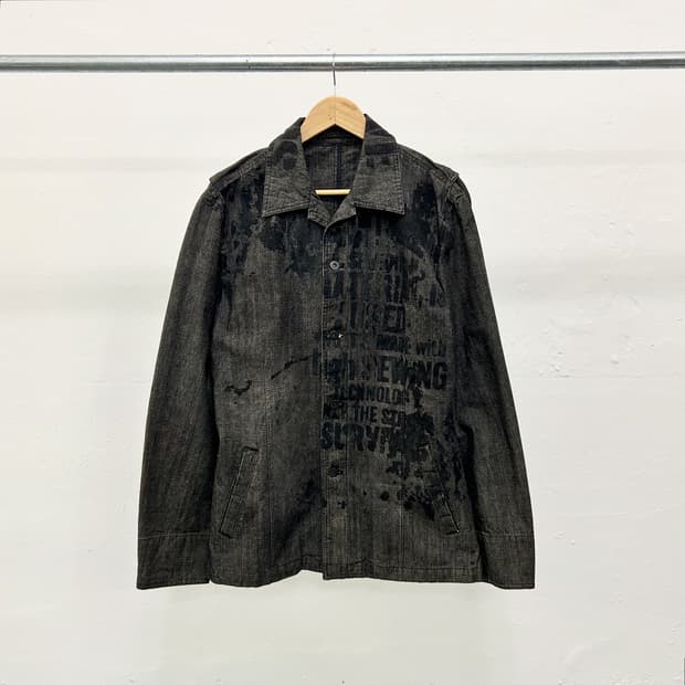 인 더 애틱 프린팅 싱글자켓 