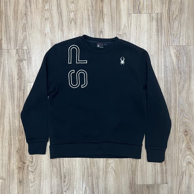 스파이더 기모 니트 맨투맨 M