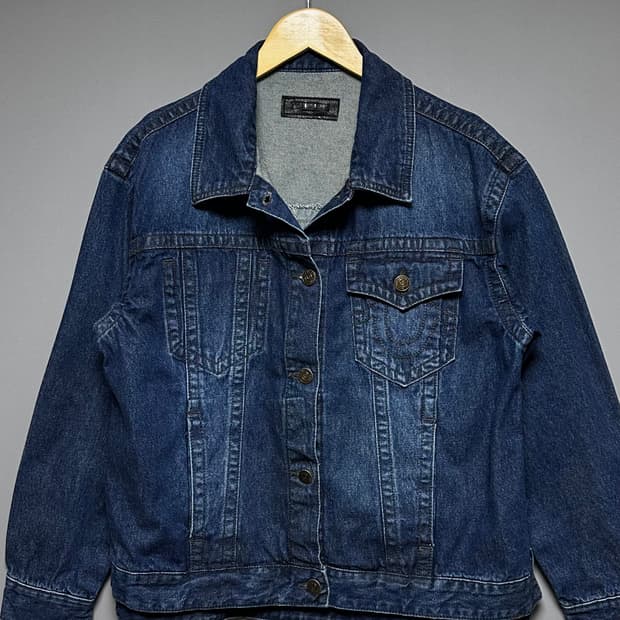 [M]트루릴리전 데님 트러커 자켓