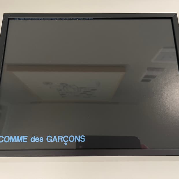 꼼데가르송 COMME des GARCONS 아트 포토 AD2005 블랙