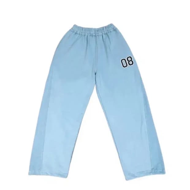 즉입/ 미스테리어스호텔 08 컷오프 트레이닝 팬츠 블루