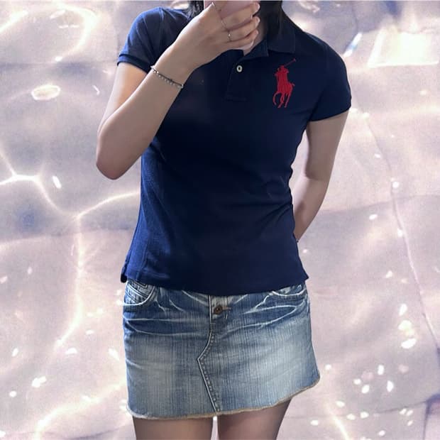폴로 랄프로렌 신형 빅포니 치프키프 반팔 카라 티셔츠 네이비 S 