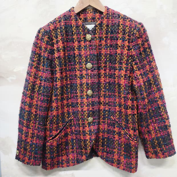 일본빈티지 울 트위드 자켓