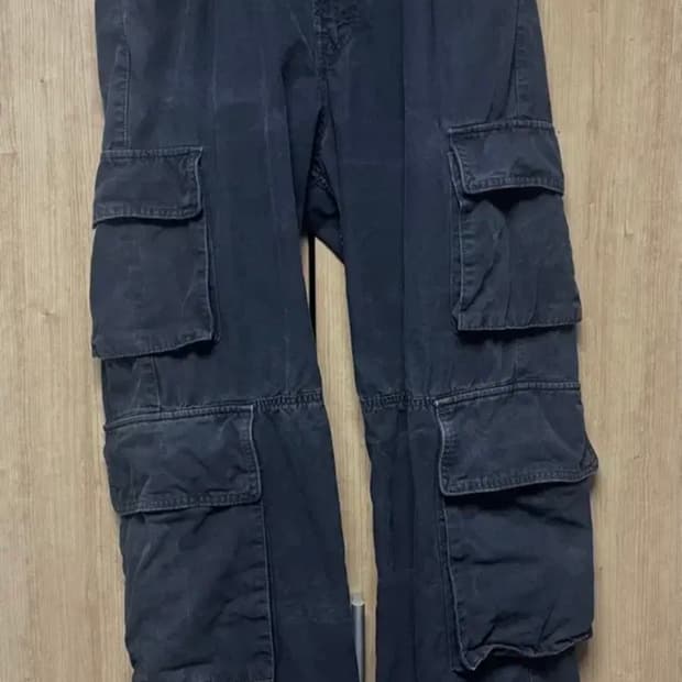 ZARA MAN 블랙 카고 바지