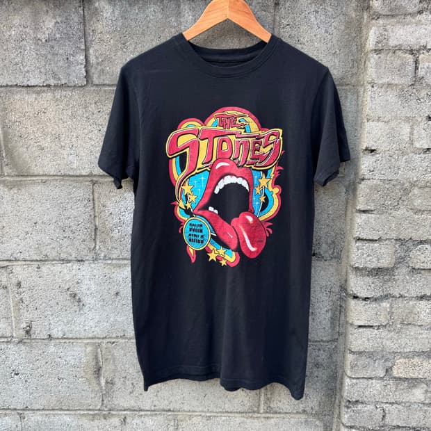 빈티지 ROLLING STONES 프린팅 반팔 티셔츠 M