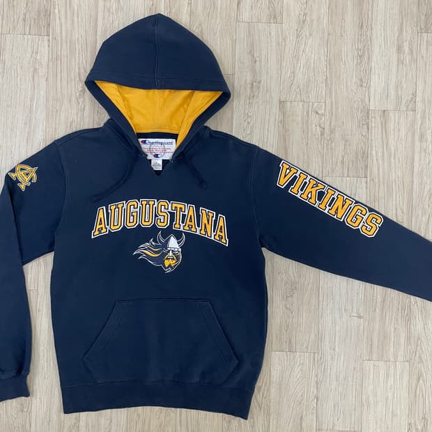 100) 90's 챔피온 미대학 바이킹 후드티(RRL&LVC&폴로)