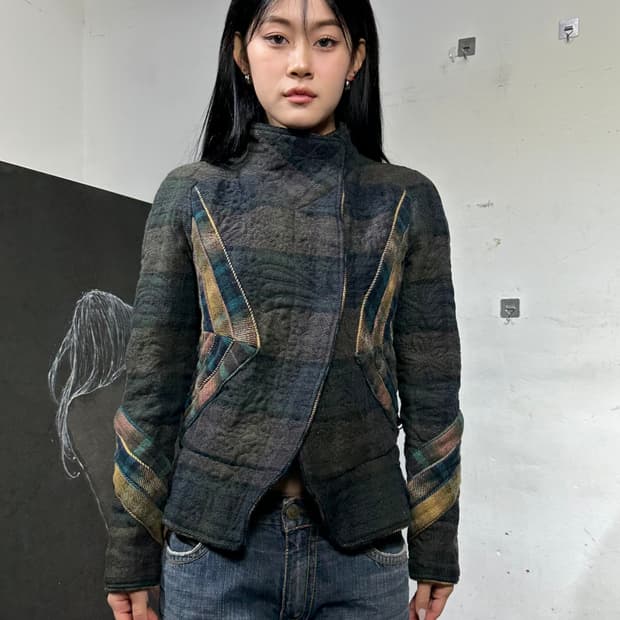 이자벨마랑 아카이브 패치 투버튼 자켓 M