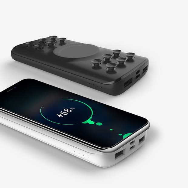 (새상품) 무선 흡착 고속충전 보조배터리 10000mAh