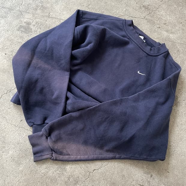 90s Nike Faded Navy Sweatshirt(USA Made)