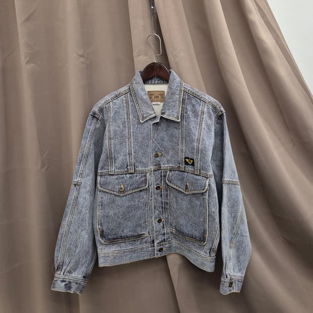 LEE 80년대 빈티지 플라이트 데님 자켓 M