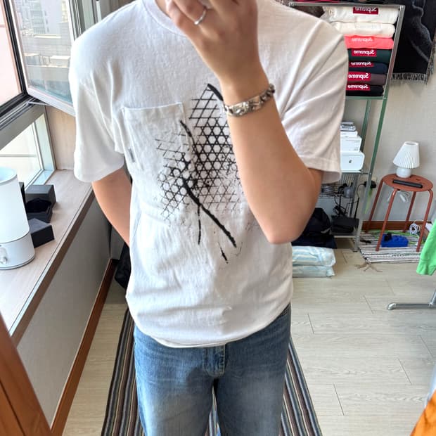 반스 더블탭스 반팔 티셔츠