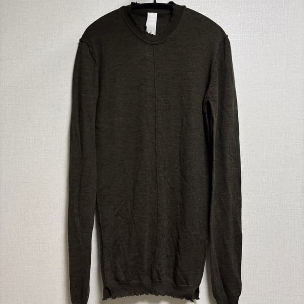 DAMIR DOMA 디스트로이드 디테일 울 니트
