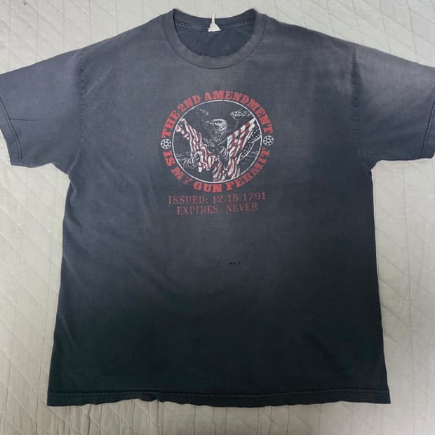 [XL] 00s NRA 미국 총기 허용법 빈티지 티셔츠 트래쉬드