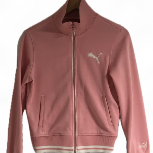 PUMA 푸마 핑크 트랙탑 저지