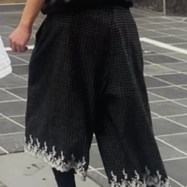 타오 꼼데가르송 버뮤다 팬츠