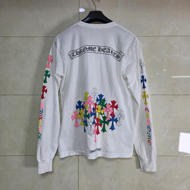 {클로젯}[M]크롬하츠 멀티컬러 세메터리 롱슬리브 맨투맨