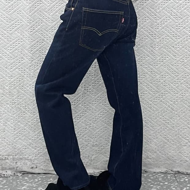 리바이스 503 모던 빈티지 캐주얼 진청 데님팬츠 30인치 C09285