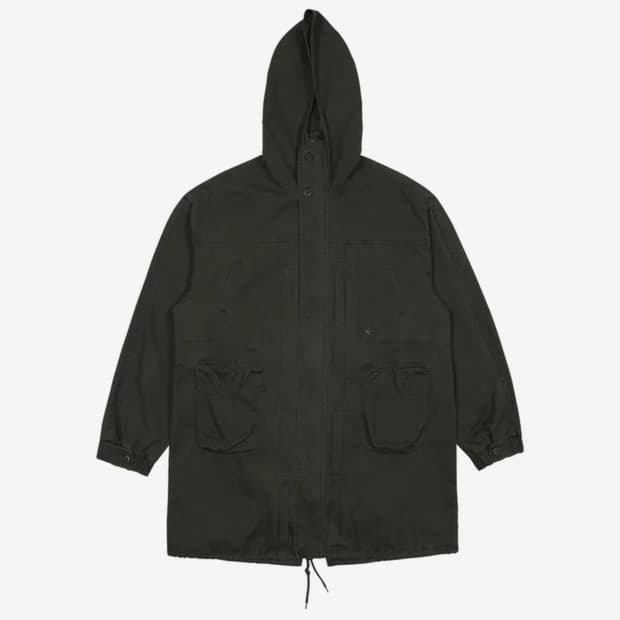 더콜디스트모먼트 TCM vintage fishtail jacket 카키m