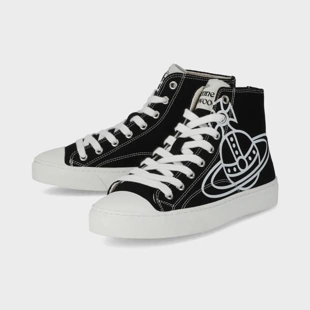 비비안웨스트우드 여성 하이탑 캔버스 스니커즈 36 230