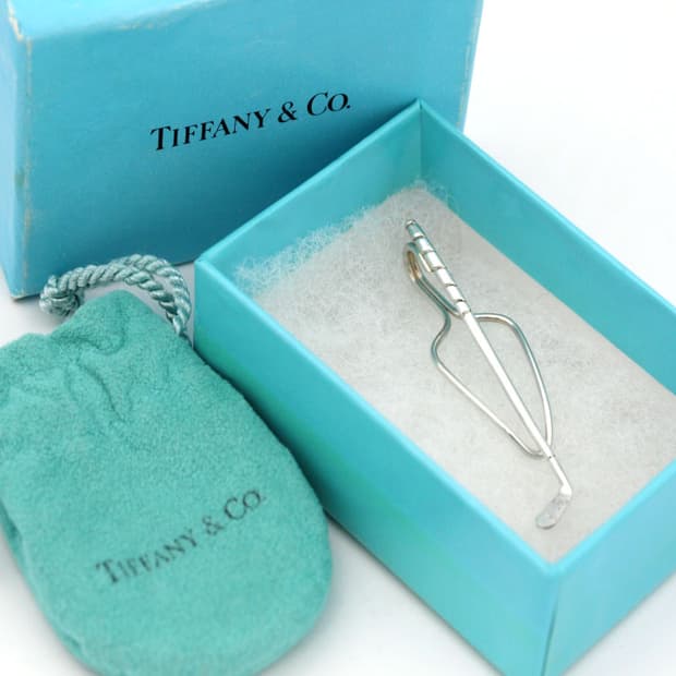 티파니앤코 A등급 5.5cm 하이엔드 은 실버 명품 타이바