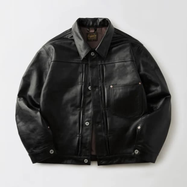 [M] 아웃스탠딩 10주년 티코어 대전판 레더자켓