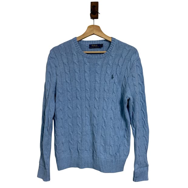 폴로 랄프로렌 코튼 케이블 니트 S