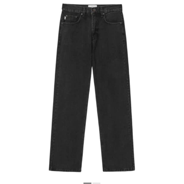 글로니 93 미드라이즈 루스 진 M사이즈 블랙