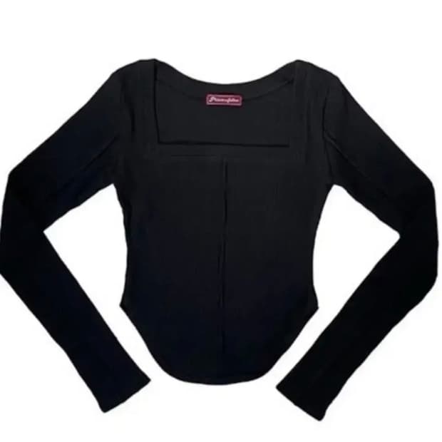 플리즈노팔로우 바비탑 블랙