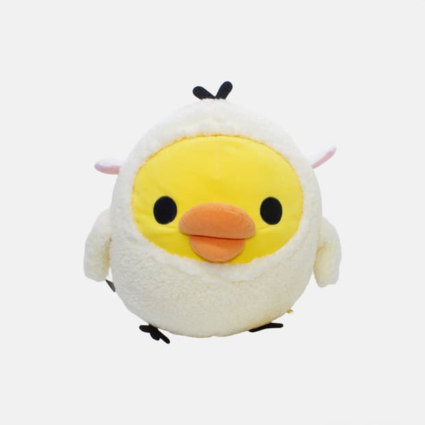 산엑스 리락쿠마 키이로이토리 대형 인형