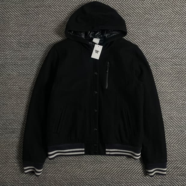 나이키 스우시로고 우먼스 모직 바시티 자켓o 2912