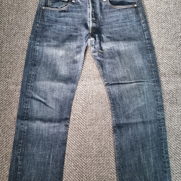 Levi’s 501 — 빈티지 워싱 데님팬츠 (W34 L32)