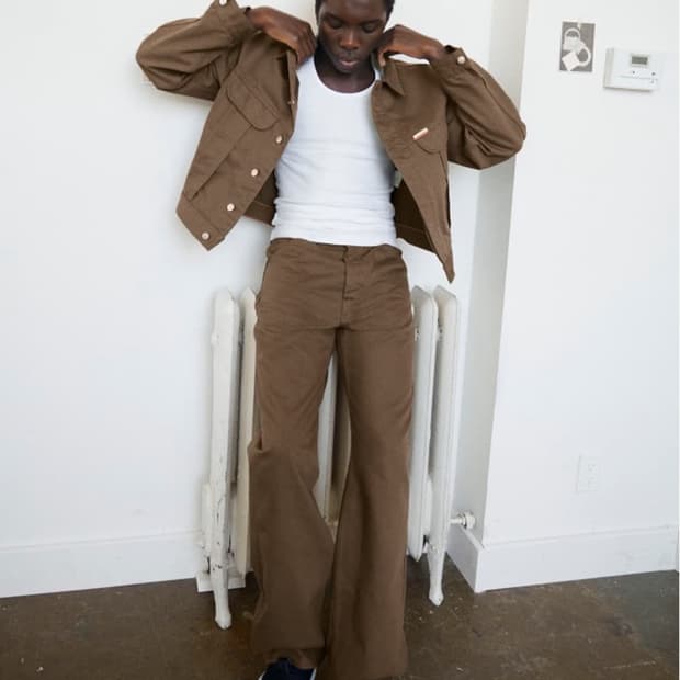 캘빈클라인×헤론프레스톤 자켓 브라운 s