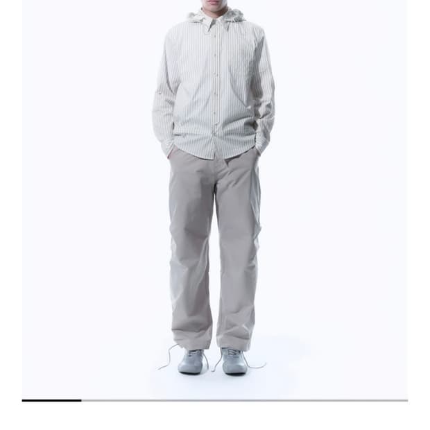 산산기어 POPLEX DART PANTS [LIGHT GREY] 2