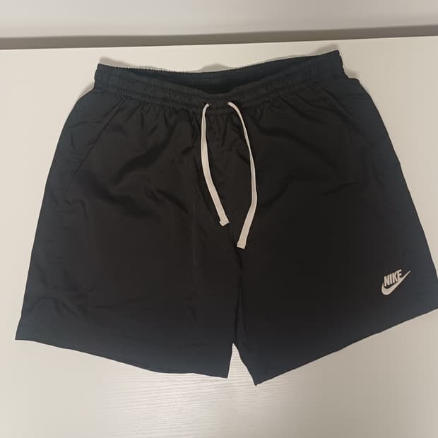 (정품) 나이키 NSW 우븐 플로우 쇼츠 블랙 L (AR2383-010)