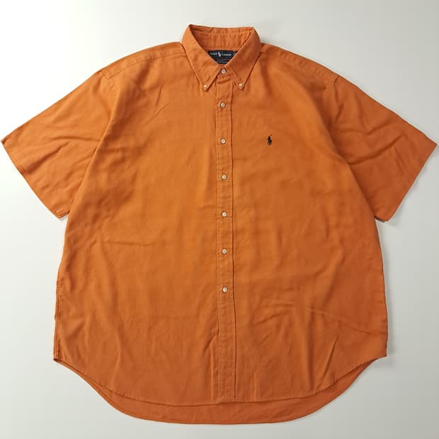 CK785 2XL 폴로 90s 블레이크 코퍼 오렌지 반팔 셔츠 남방