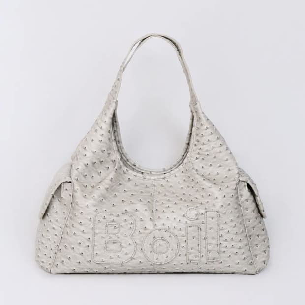 메간 백 OSTRICH DIRTY