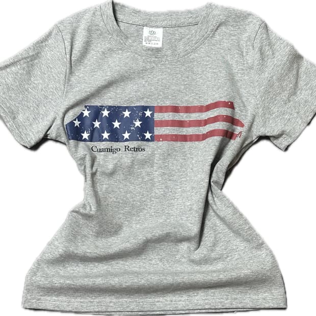 빈티지 성조기 tshirt