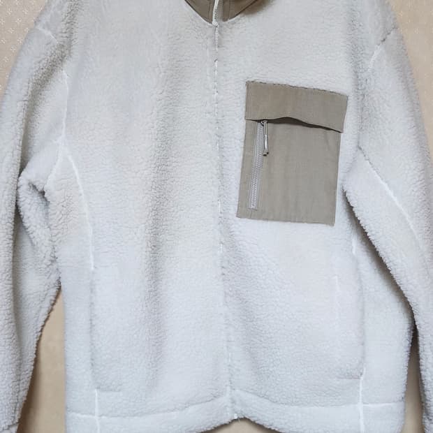 폴햄 남성 후리스 덤블목넥 점퍼패딩110 상태최상