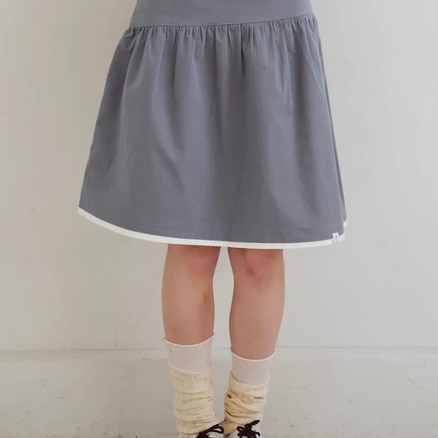 구함!!!오피쉬 oafish shirring fake rap skirt