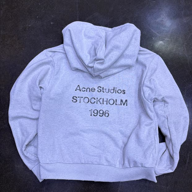 아크네 스튜디오 1996 스톡홀름 백로고 후디 후드티 S